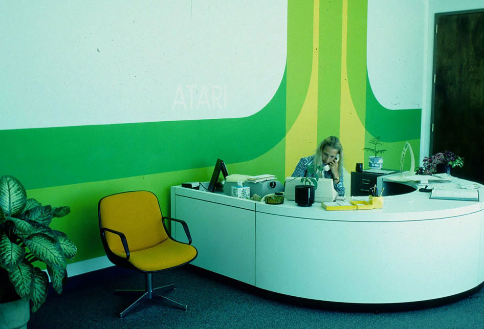 Atari headquarters in Sunnyvale, California, 1976